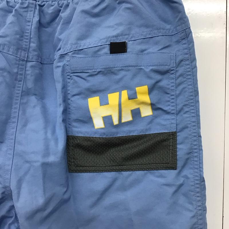 ヘリーハンセン HELLY HANSEN パンツ ショートパンツ ショートパンツ ハーフパンツ カジュアルパンツ L ロゴ、文字 青 / ブルー /  メンズ USED 古着 中古 10141782
