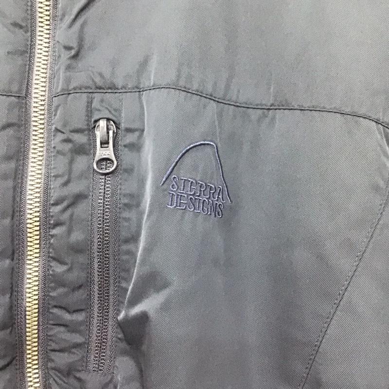 シェラデザイン SIERRA DESIGNS ジャケット、上着 ジャケット、ブレザー ナイロンパーカージャケット アウター ジップアップジャケット L ロゴ、文字 紺 / ネイビー /  メンズ USED 古着 中古 10141798