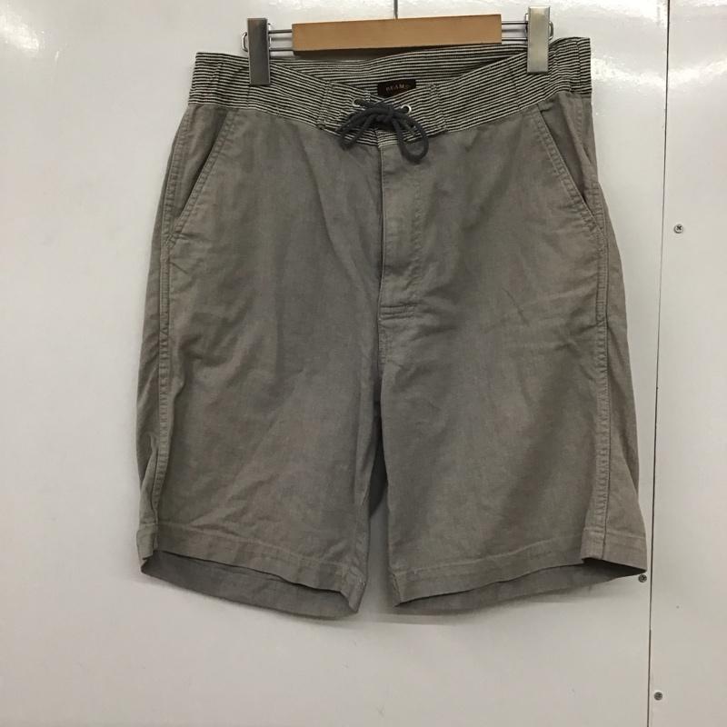 ビームス BEAMS パンツ ショートパンツ ショートパンツ ハーフパンツ カジュアルパンツ M 無地 灰 / グレー /  メンズ USED 古着 中古 10141825