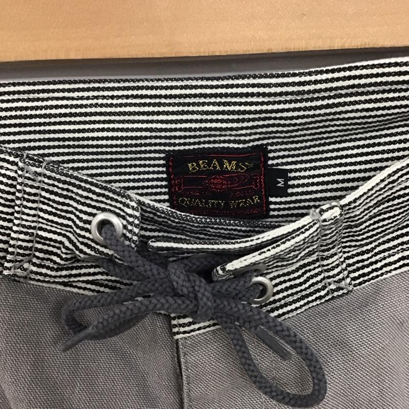 ビームス BEAMS パンツ ショートパンツ ショートパンツ ハーフパンツ カジュアルパンツ M 無地 灰 / グレー /  メンズ USED 古着 中古 10141825