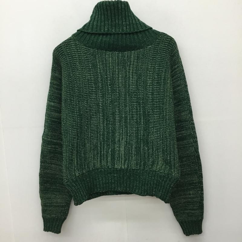 ムルーア MURUA ニット、セーター 長袖 012252601401-02 FREE  緑 / グリーン /  レディース USED 古着 中古 10141836