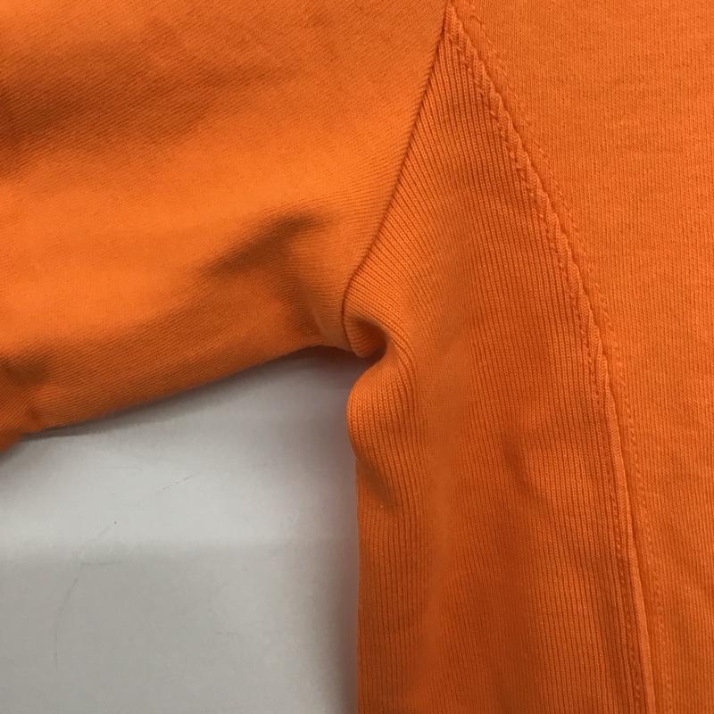 ポロゴルフラルフローレン POLOGOLF カットソー 長袖 長袖カットソー スタンドネック ジップアップネック M ロゴ、文字 橙 / オレンジ /  メンズ USED 古着 中古 10141851