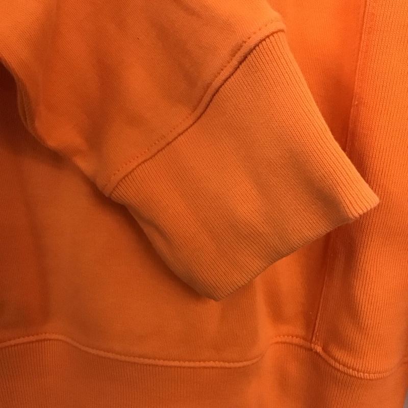 ポロゴルフラルフローレン POLOGOLF カットソー 長袖 長袖カットソー スタンドネック ジップアップネック M ロゴ、文字 橙 / オレンジ /  メンズ USED 古着 中古 10141851