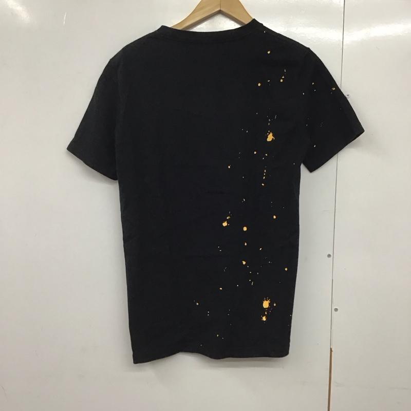 トミー TOMMY Tシャツ 半袖 半袖カットソー プリントTシャツ クルーネックカットソー M プリント 黒 / ブラック /  メンズ USED 古着 中古 10141875