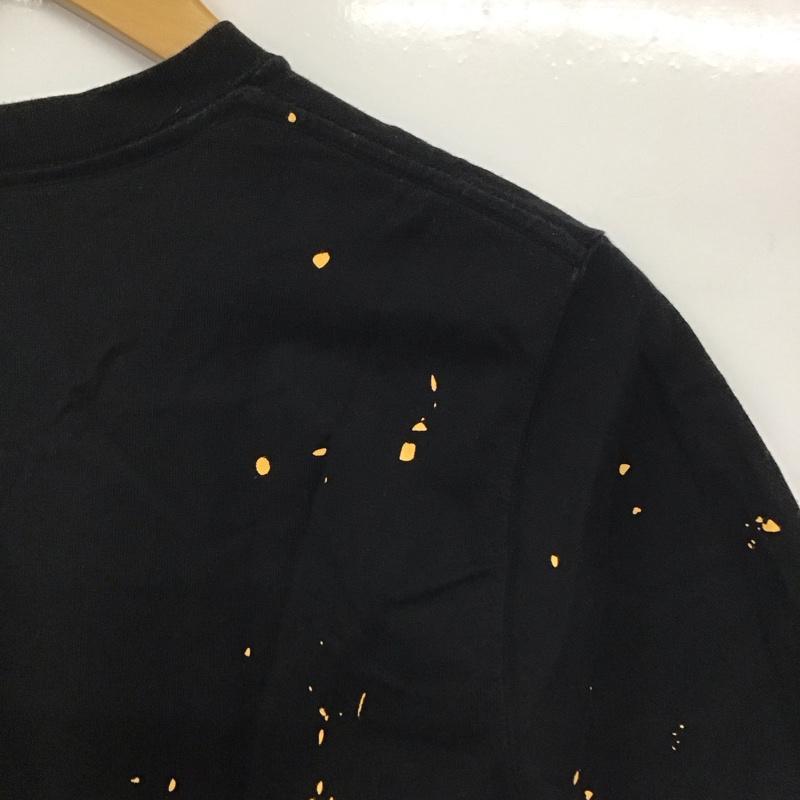 トミー TOMMY Tシャツ 半袖 半袖カットソー プリントTシャツ クルーネックカットソー M プリント 黒 / ブラック /  メンズ USED 古着 中古 10141875