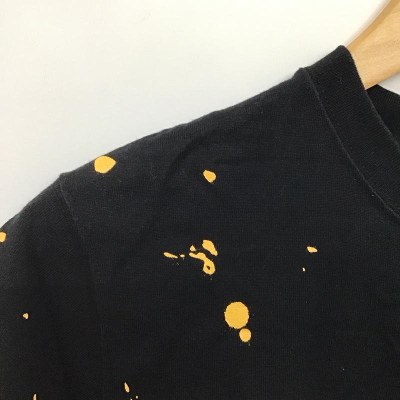 トミー TOMMY Tシャツ 半袖 半袖カットソー プリントTシャツ クルーネックカットソー M プリント 黒 / ブラック /  メンズ USED 古着 中古 10141875