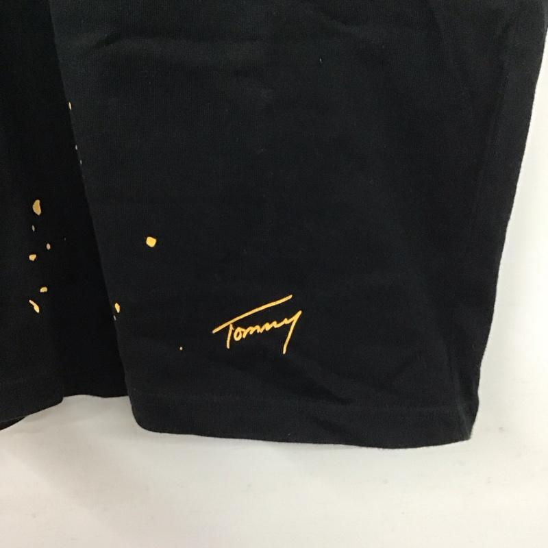 トミー TOMMY Tシャツ 半袖 半袖カットソー プリントTシャツ クルーネックカットソー M プリント 黒 / ブラック /  メンズ USED 古着 中古 10141875