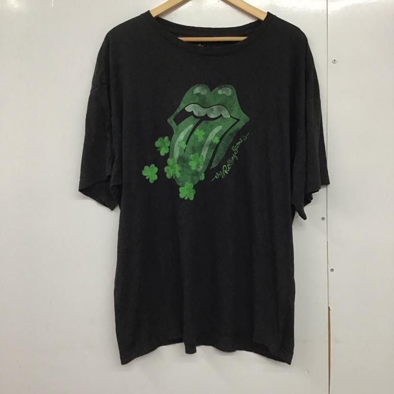 古着 USED Tシャツ 半袖 半袖カットソー プリントTシャツ クルーネックカットソー L プリント 黒 / ブラック /  メンズ USED 古着 中古 10141880
