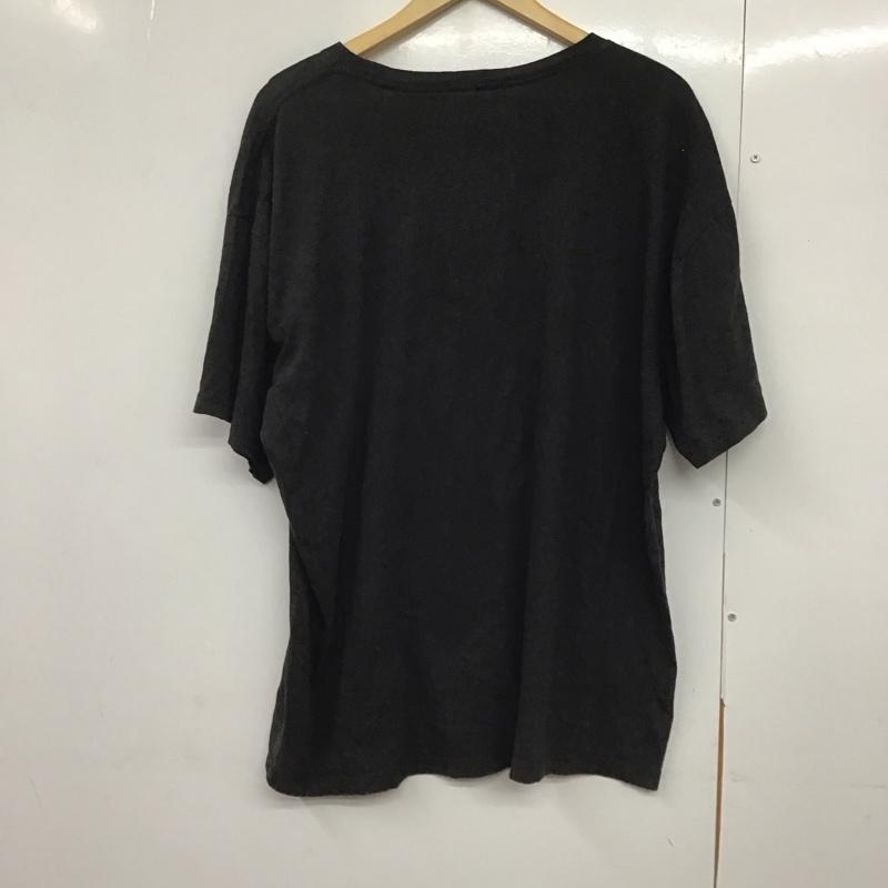 古着 USED Tシャツ 半袖 半袖カットソー プリントTシャツ クルーネックカットソー L プリント 黒 / ブラック /  メンズ USED 古着 中古 10141880