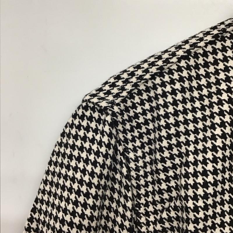 フラットヘッド The Flat Head シャツ、ブラウス 長袖 長袖シャツ 総柄シャツ カラーシャツ ポケットシャツ 38 総柄 白 / ホワイト / X 黒 / ブラック /  メンズ USED 古着 中古 10141911