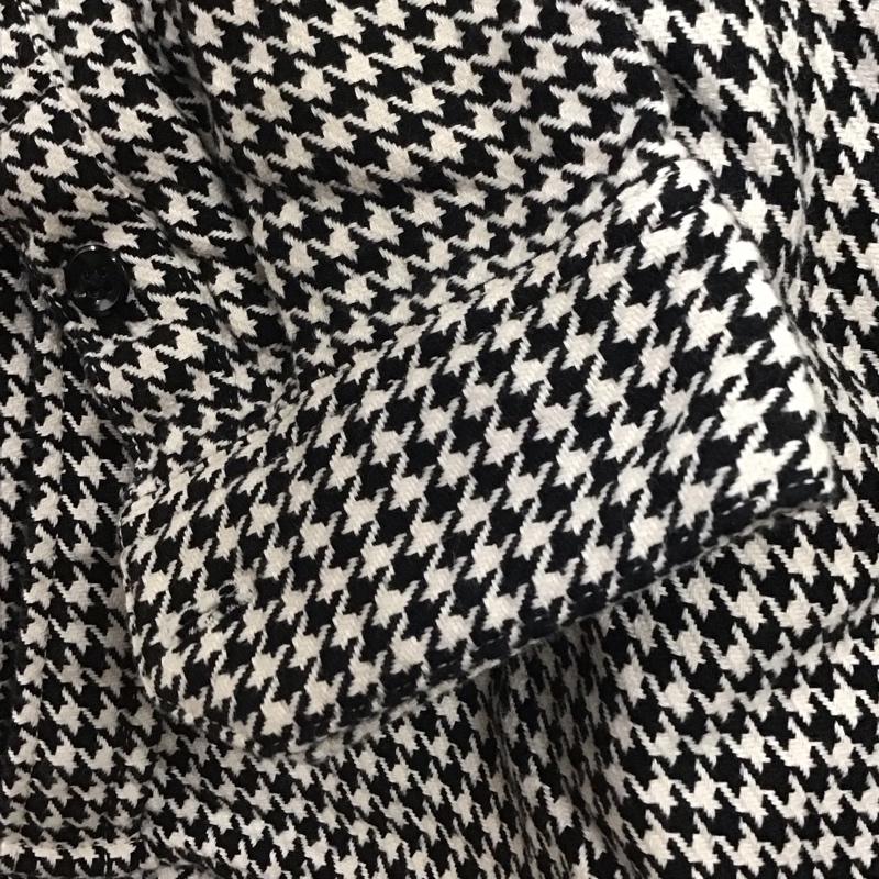フラットヘッド The Flat Head シャツ、ブラウス 長袖 長袖シャツ 総柄シャツ カラーシャツ ポケットシャツ 38 総柄 白 / ホワイト / X 黒 / ブラック /  メンズ USED 古着 中古 10141911
