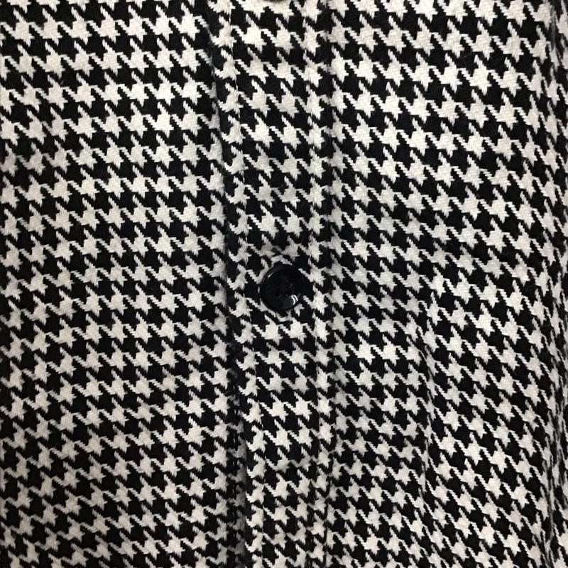 フラットヘッド The Flat Head シャツ、ブラウス 長袖 長袖シャツ 総柄シャツ カラーシャツ ポケットシャツ 38 総柄 白 / ホワイト / X 黒 / ブラック /  メンズ USED 古着 中古 10141911