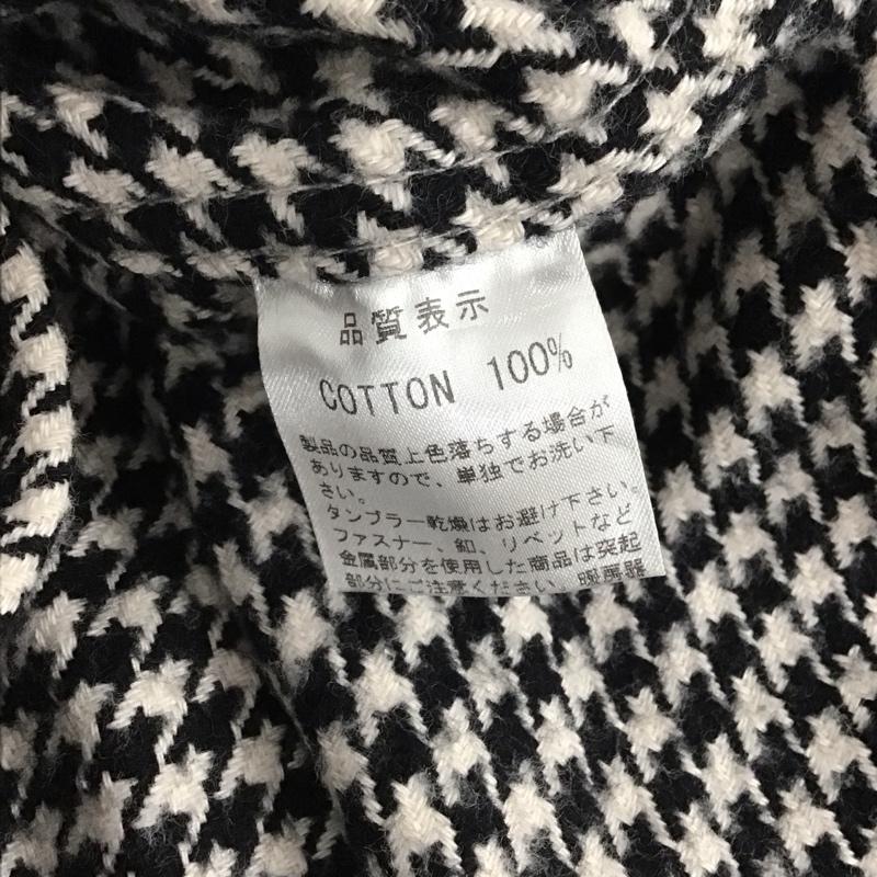 フラットヘッド The Flat Head シャツ、ブラウス 長袖 長袖シャツ 総柄シャツ カラーシャツ ポケットシャツ 38 総柄 白 / ホワイト / X 黒 / ブラック /  メンズ USED 古着 中古 10141911