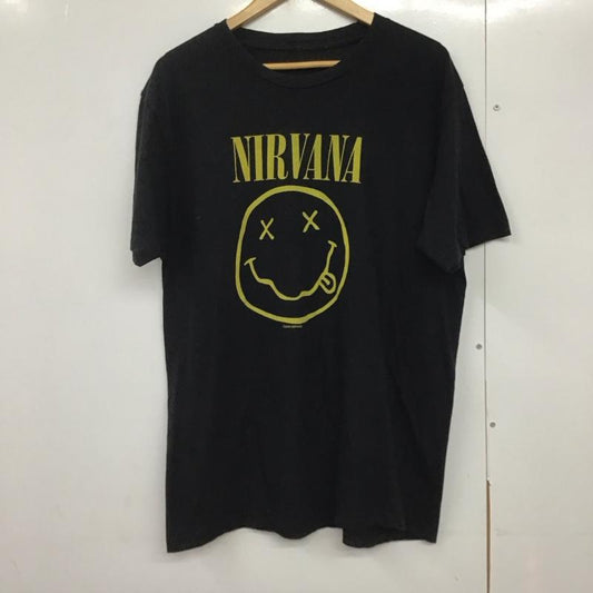 古着 USED Tシャツ 半袖 半袖カットソー プリントTシャツ クルーネックカットソー バンドTシャツ M プリント 黒 / ブラック /  メンズ USED 古着 中古 10141939