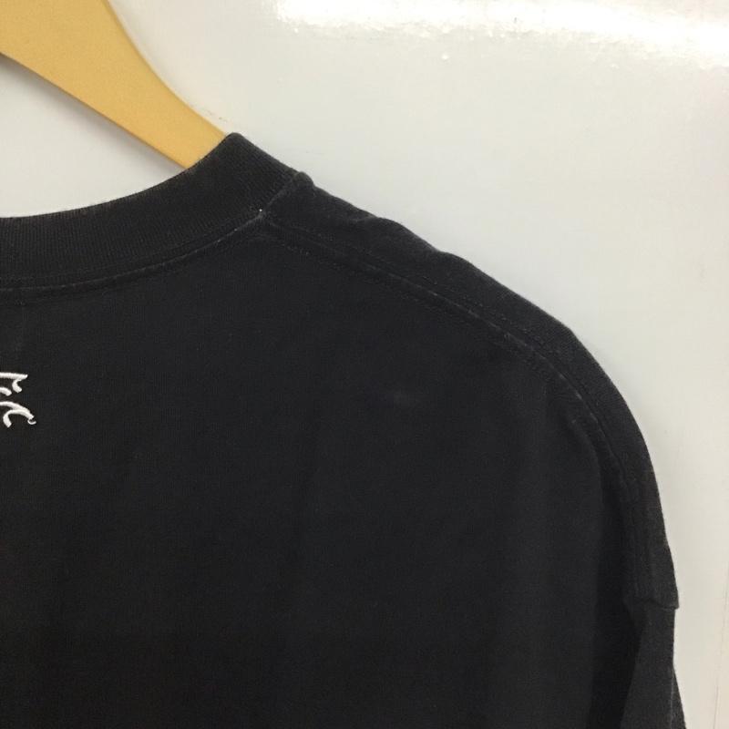 エクストララージ XLARGE Tシャツ 半袖 半袖カットソー プリントTシャツ クルーネックカットソー XL ロゴ、文字 黒 / ブラック /  メンズ USED 古着 中古 10141945