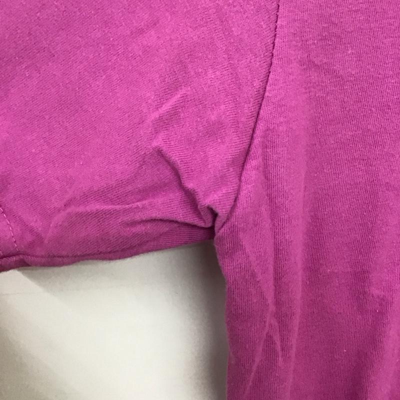 ステューシー STUSSY Tシャツ 半袖 半袖カットソー プリントTシャツ クルーネックカットソー L ロゴ、文字 紫 / パープル /  メンズ USED 古着 中古 10141947