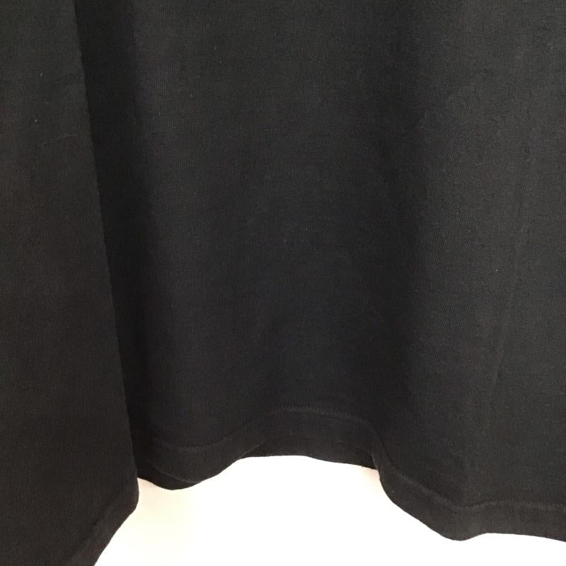 チャンピオン Champion Tシャツ 半袖 半袖カットソー プリントTシャツ クルーネックカットソー L 無地 黒 / ブラック /  メンズ USED 古着 中古 10141951