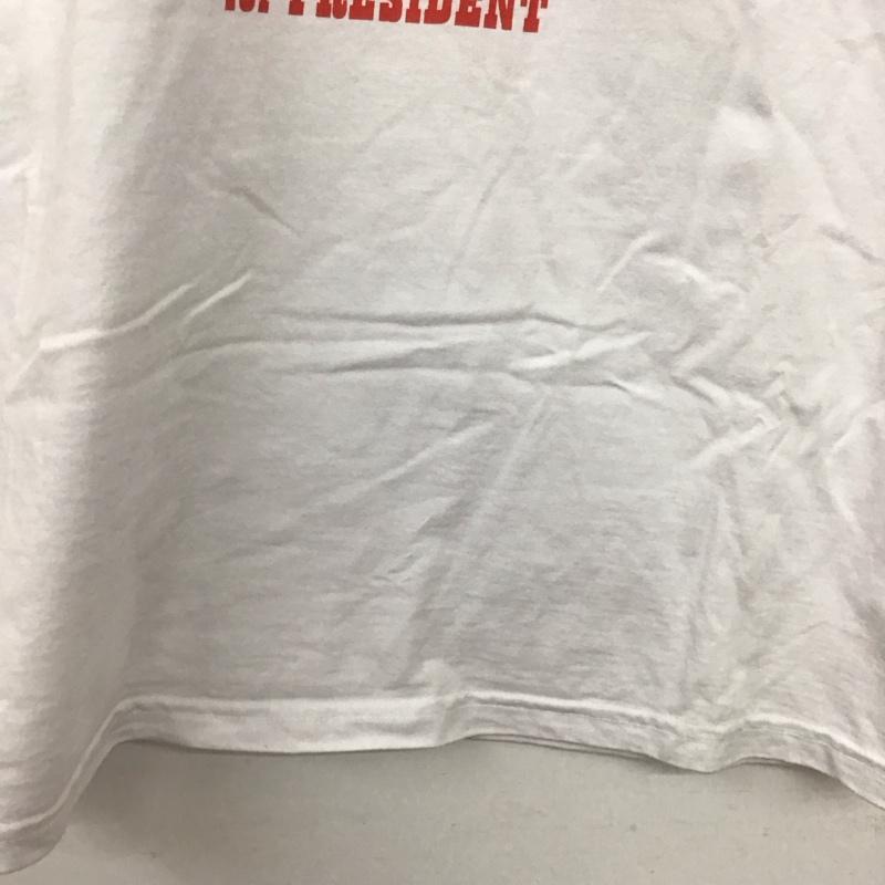 チェスウィック CHESWICK Tシャツ 半袖 半袖カットソー プリントTシャツ クルーネックカットソー XL プリント 白 / ホワイト /  メンズ USED 古着 中古 10141952