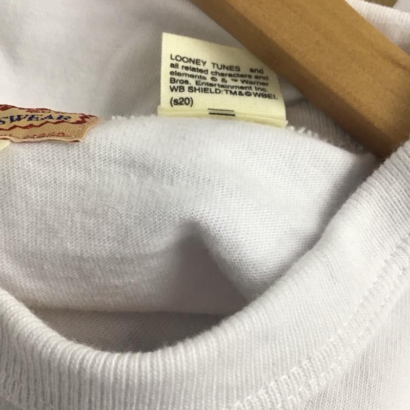 チェスウィック CHESWICK Tシャツ 半袖 半袖カットソー プリントTシャツ クルーネックカットソー XL プリント 白 / ホワイト /  メンズ USED 古着 中古 10141952