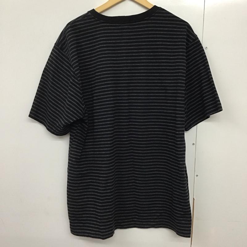 カーハート Carhartt Tシャツ 半袖 半袖カットソー プリントTシャツ クルーネックカットソー L ボーダー柄 マルチカラー / マルチカラー /  メンズ USED 古着 中古 10141953