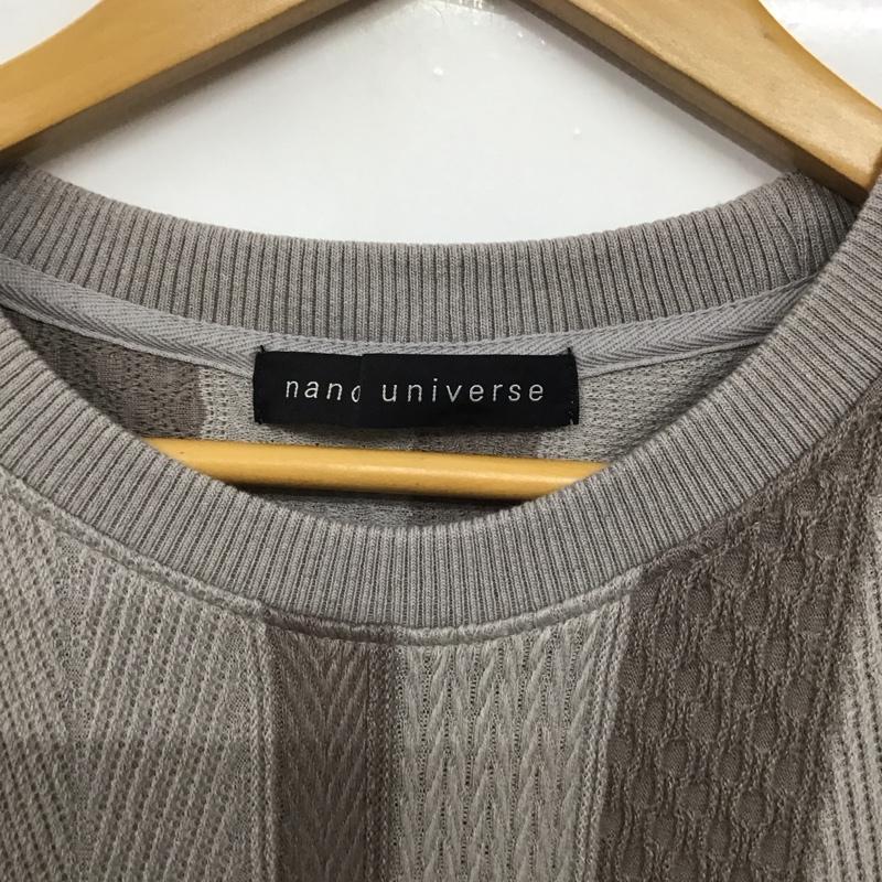 ナノユニバース nano・universe カットソー 半袖 半袖カットソー クルーネックカットソー M 無地 灰 / グレー /  メンズ USED 古着 中古 10141955