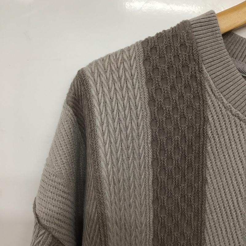ナノユニバース nano・universe カットソー 半袖 半袖カットソー クルーネックカットソー M 無地 灰 / グレー /  メンズ USED 古着 中古 10141955