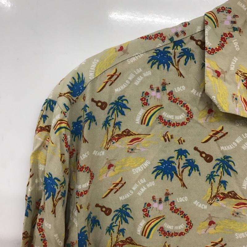ビームス ハート BEAMS HEART シャツ、ブラウス 半袖 半袖シャツ プリントシャツ ポケットシャツ L プリント マルチカラー / マルチカラー /  メンズ USED 古着 中古 10141957
