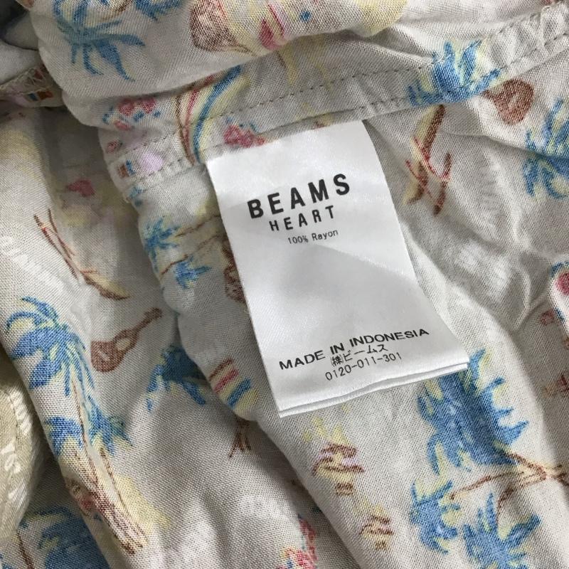 ビームス ハート BEAMS HEART シャツ、ブラウス 半袖 半袖シャツ プリントシャツ ポケットシャツ L プリント マルチカラー / マルチカラー /  メンズ USED 古着 中古 10141957