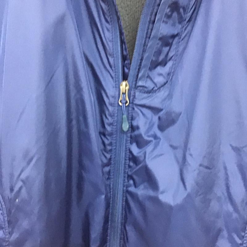 エルエルビーン L.L.Bean ジャケット、上着 ジャンパー、ブルゾン ジップアップジャケット ナイロンジャケット アウター スタンドカラー L 無地 紺 / ネイビー /  メンズ USED 古着 中古 10141989