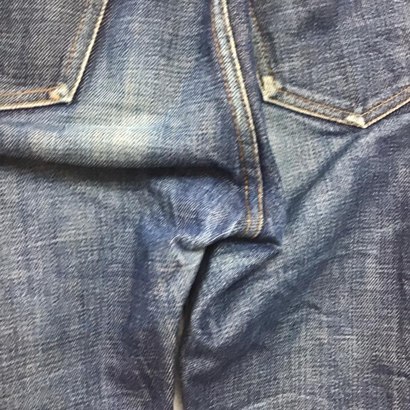 アーペーセー A.P.C. パンツ デニム、ジーンズ 5ポケットパンツ C100 ボタンフライ 無地 青 / ブルー /  レディース USED 古着 中古 10141996