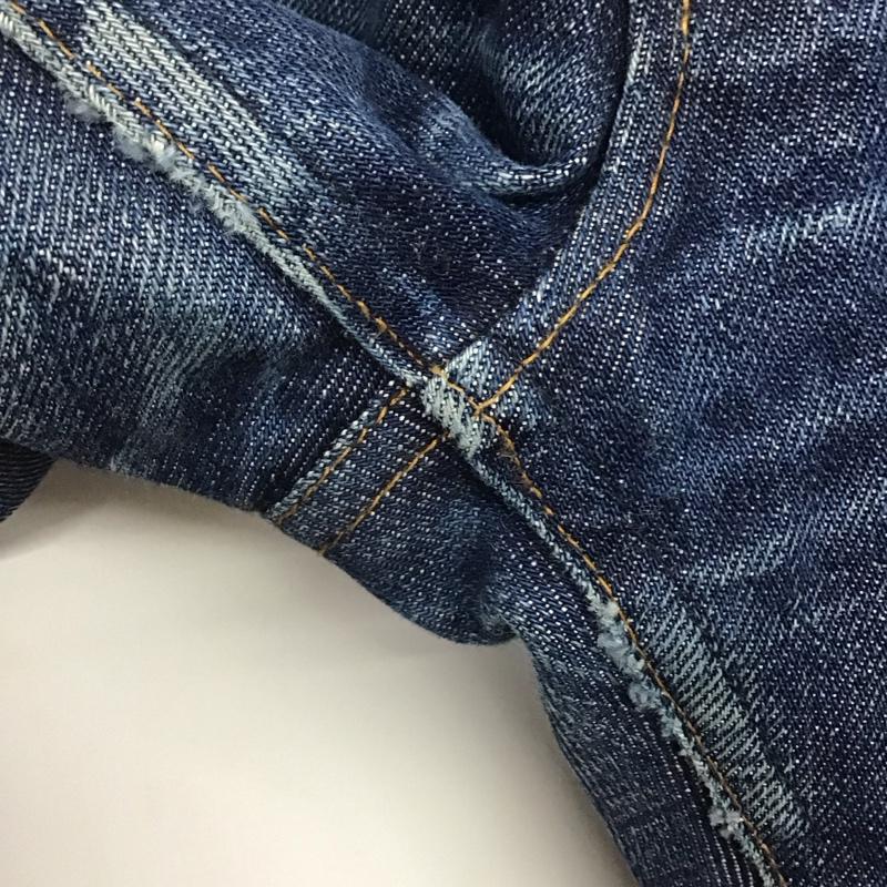 アーペーセー A.P.C. パンツ デニム、ジーンズ 5ポケットパンツ C100 ボタンフライ 無地 青 / ブルー /  レディース USED 古着 中古 10141996