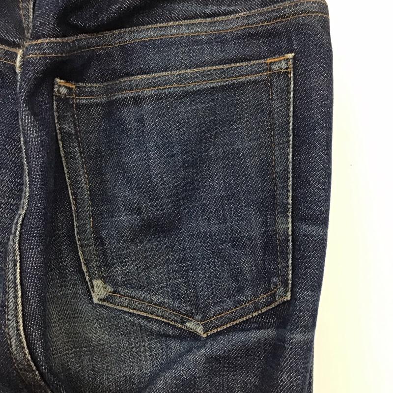 アーペーセー A.P.C. パンツ デニム、ジーンズ 5ポケットパンツ C100 ボタンフライ 無地 青 / ブルー /  レディース USED 古着 中古 10141996
