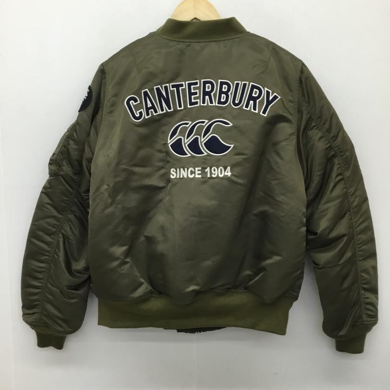 カンタベリーオブニュージーランド CANTERBURY OF NEW ZEALAND ジャケット、上着 ジャンパー、ブルゾン RA78574 フライトジャケット L ロゴ、文字 カーキ / カーキ /  メンズ USED 古着 中古 10142015