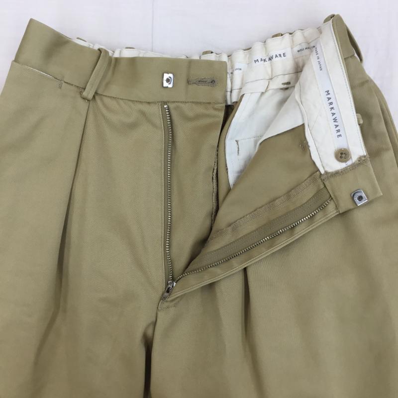 マーカ marka パンツ ワークパンツ、ペインターパンツ A19B-03PT01C CLASSIC FIT TROUSERS WESTPOINT 1 無地 茶 / ブラウン / X ベージュ / ベージュ /  メンズ USED 古着 中古 10142024