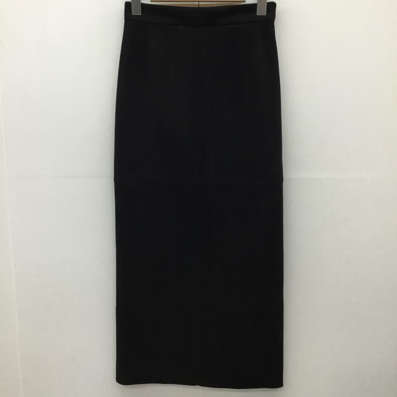 アズールバイマウジー AZUL BY MOUSSY スカート ロングスカート 250FAB31-210I フェイクスウェード S 無地 黒 / ブラック /  レディース USED 古着 中古 10142029