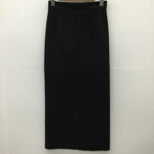 アズールバイマウジー AZUL BY MOUSSY スカート ロングスカート 250FAB31-210I フェイクスウェード S 無地 黒 / ブラック /  レディース USED 古着 中古 10142029
