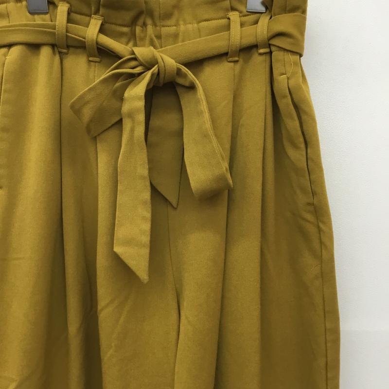 ニコアンド niko and... パンツ ワークパンツ、ペインターパンツ ST71CL03MF ワイドパンツ 4 無地 マスタード / マスタード /  レディース USED 古着 中古 10142030
