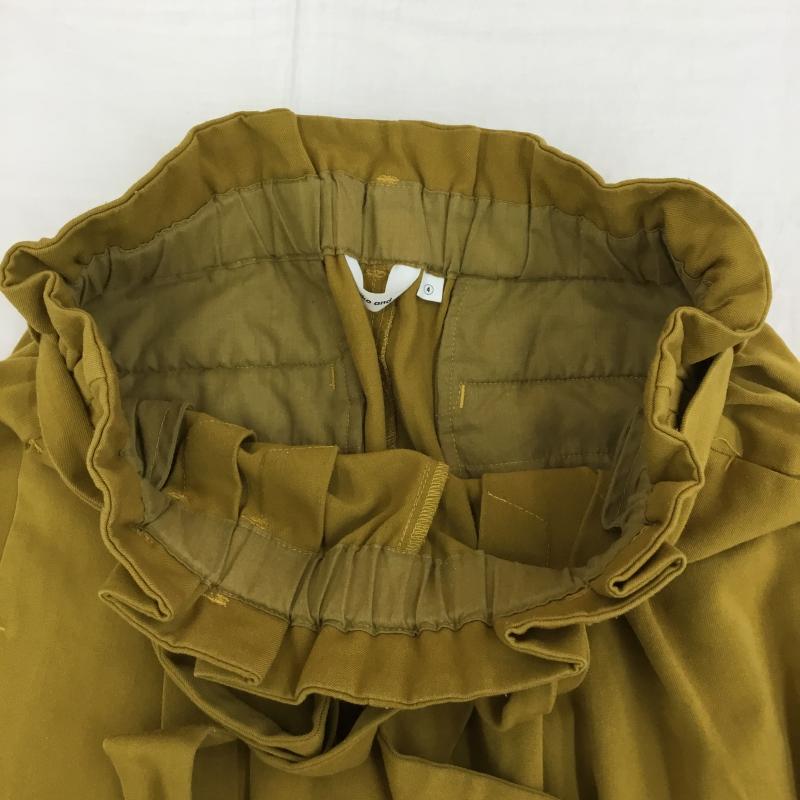 ニコアンド niko and... パンツ ワークパンツ、ペインターパンツ ST71CL03MF ワイドパンツ 4 無地 マスタード / マスタード /  レディース USED 古着 中古 10142030
