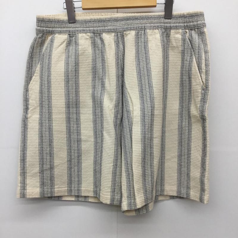 カーハートダブリューアイピー Carhartt WIP パンツ ショートパンツ I033692 XL ストライプ 灰 / グレー / X アイボリー / アイボリー /  メンズ USED 古着 中古 10142031