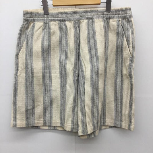 カーハートダブリューアイピー Carhartt WIP パンツ ショートパンツ I033692 XL ストライプ 灰 / グレー / X アイボリー / アイボリー /  メンズ USED 古着 中古 10142031