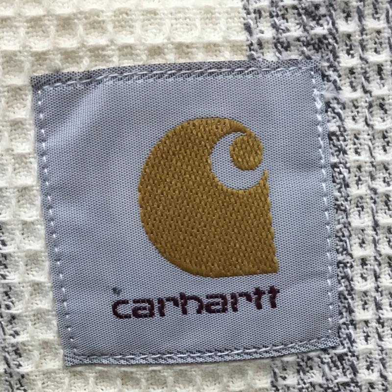 カーハートダブリューアイピー Carhartt WIP パンツ ショートパンツ I033692 XL ストライプ 灰 / グレー / X アイボリー / アイボリー /  メンズ USED 古着 中古 10142031