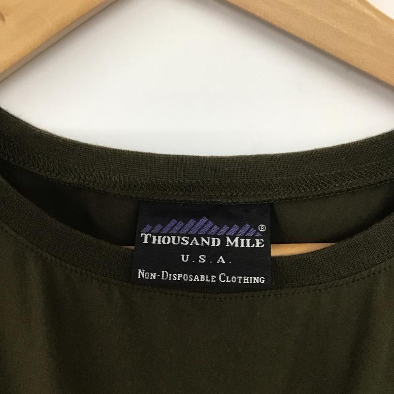 サウザンドマイル THOUSAND MILE ワンピース ロングスカート ノースリーブロングワンピース フレアスカート FREE 無地 カーキ / カーキ /  レディース USED 古着 中古 10142035