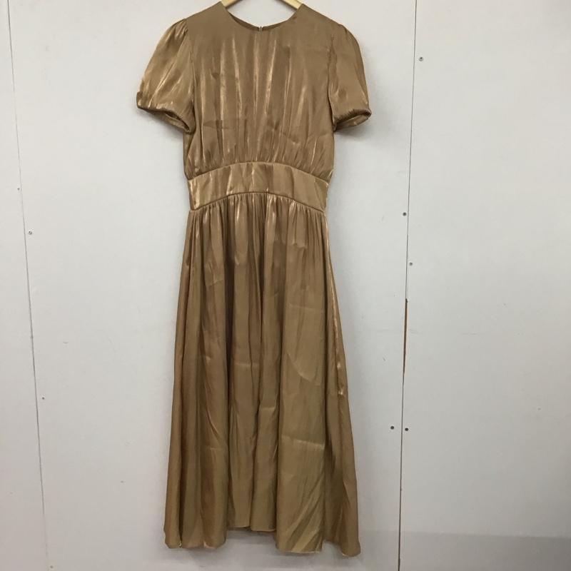 ザラ ZARA ワンピース ロングスカート 半袖ロングワンピース フレアスカート ウエスト切り替え S 無地 マルチカラー / マルチカラー /  レディース USED 古着 中古 10142050
