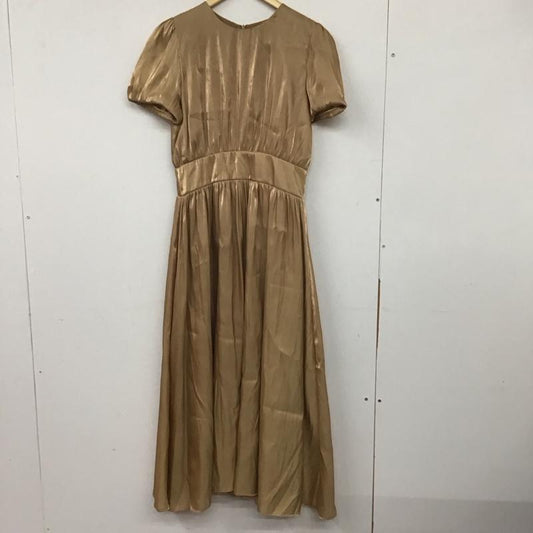 ザラ ZARA ワンピース ロングスカート 半袖ロングワンピース フレアスカート ウエスト切り替え S 無地 マルチカラー / マルチカラー /  レディース USED 古着 中古 10142050