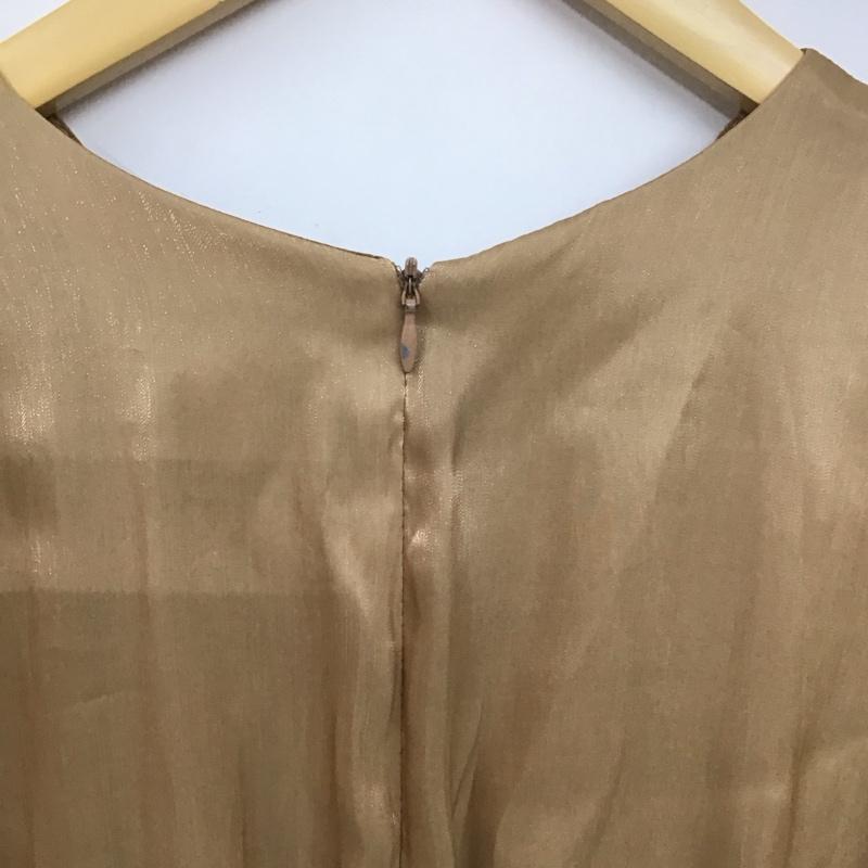 ザラ ZARA ワンピース ロングスカート 半袖ロングワンピース フレアスカート ウエスト切り替え S 無地 マルチカラー / マルチカラー /  レディース USED 古着 中古 10142050
