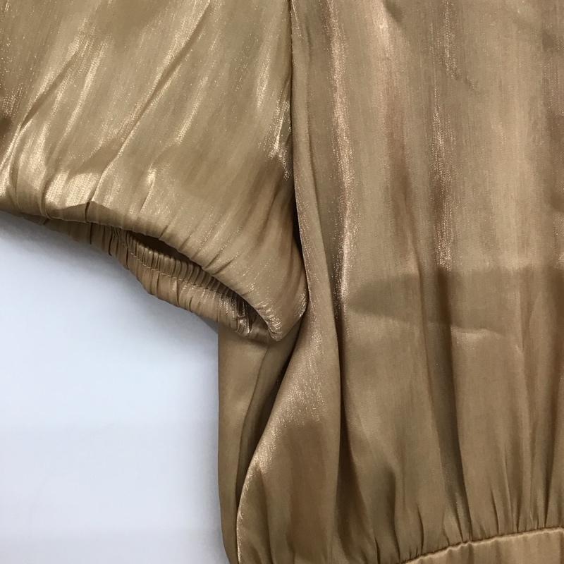 ザラ ZARA ワンピース ロングスカート 半袖ロングワンピース フレアスカート ウエスト切り替え S 無地 マルチカラー / マルチカラー /  レディース USED 古着 中古 10142050