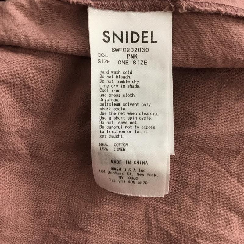 スナイデル SNIDEL ワンピース ロングスカート ノースリーブロングワンピース フレアスカート ONE SIZE 無地 マルチカラー / マルチカラー /  レディース USED 古着 中古 10142059