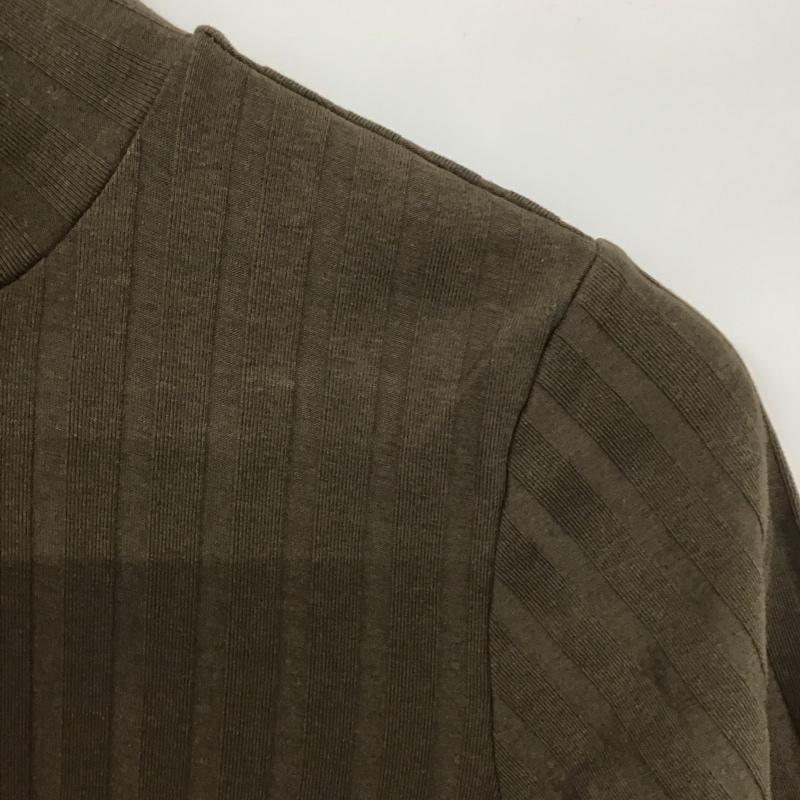 ザラ ZARA ワンピース ロングスカート 半袖ニットワンピース タイトワンピース ストレッチ S 無地 茶 / ブラウン /  レディース USED 古着 中古 10142075