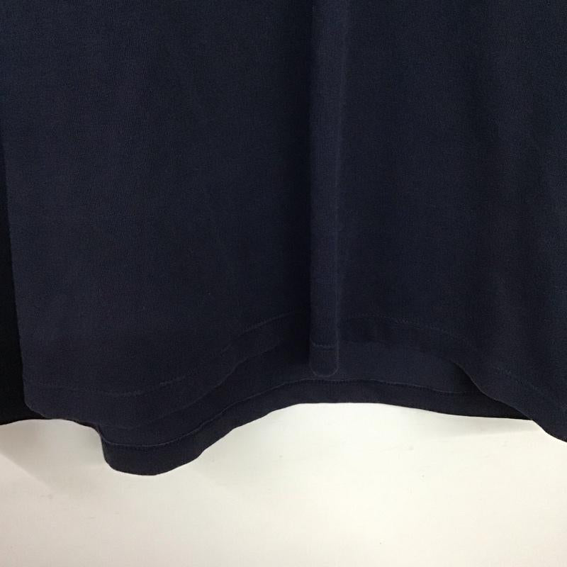 プラダ PRADA Tシャツ 半袖 sjn250 r192 710 ラバーTシャツ プリントTシャツ XL ロゴ、文字 紺 / ネイビー /  メンズ USED 古着 中古 10142097