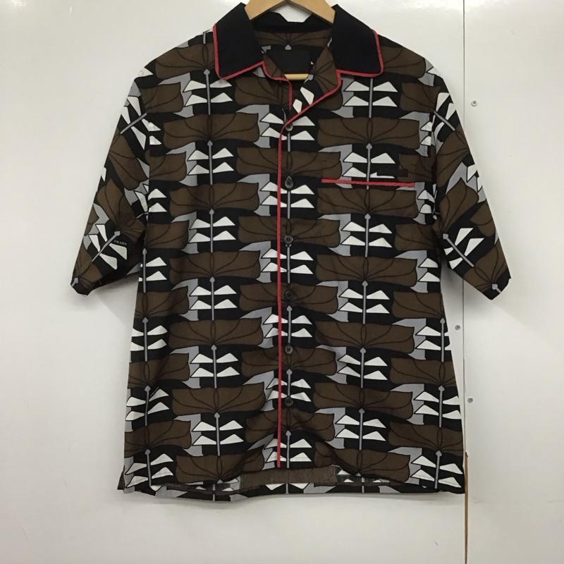プラダ PRADA シャツ、ブラウス 半袖 半袖シャツ プリントシャツ ポケットシャツ M プリント マルチカラー / マルチカラー /  メンズ USED 古着 中古 10142103